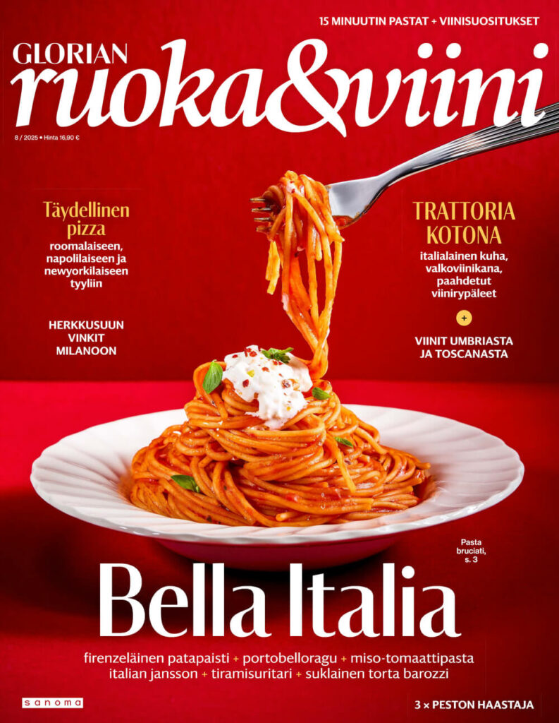 glorian ruoka ja viini